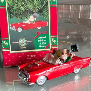 Vtg 40th Anniversary Ford Thunderbird Ornament Ltd Ed Enesco 1995